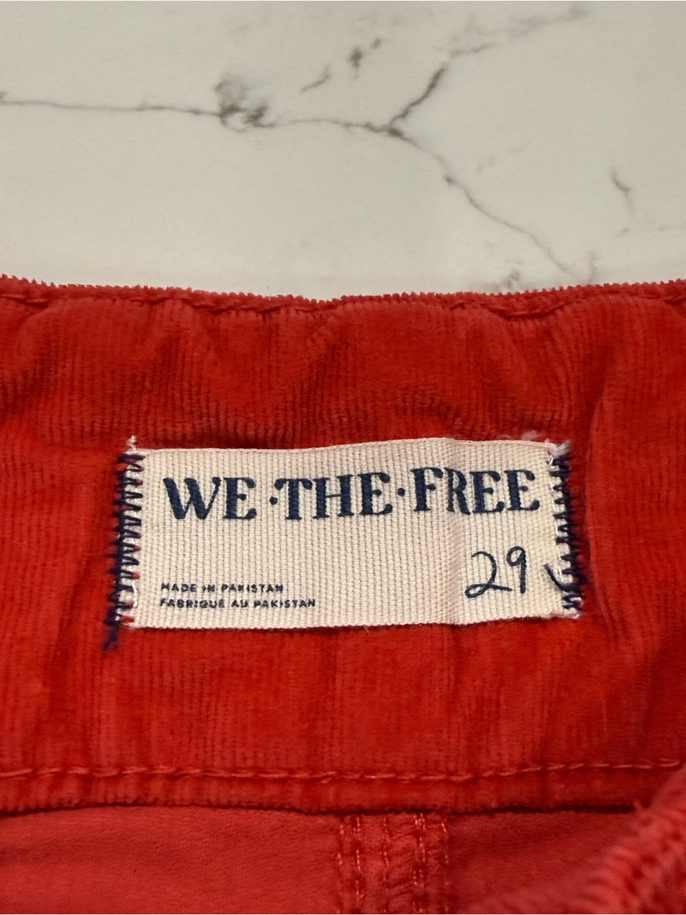 Free People We the Free Size 29 Jayde High Rise Flare Jean Corduroy Cord Pants - Picture 7 of 8